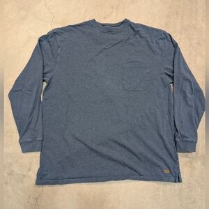 Pendleton Blue Long Sleeve Shirt Basic Casual Cotton Blend Mens XL Blue/Gray